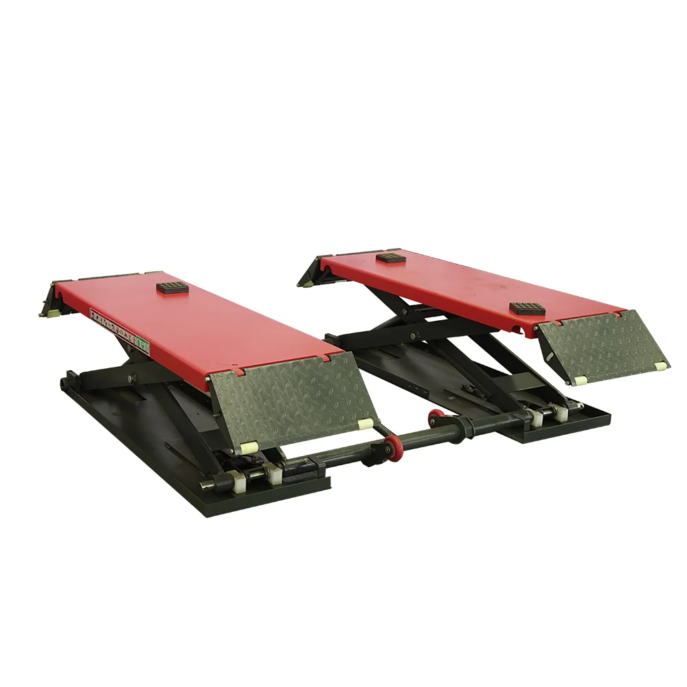 Factory outlet  Mid Rise Scissor Lift Auto Lift Vehicle Ramp Car Lift Capacity Automatic Unlock