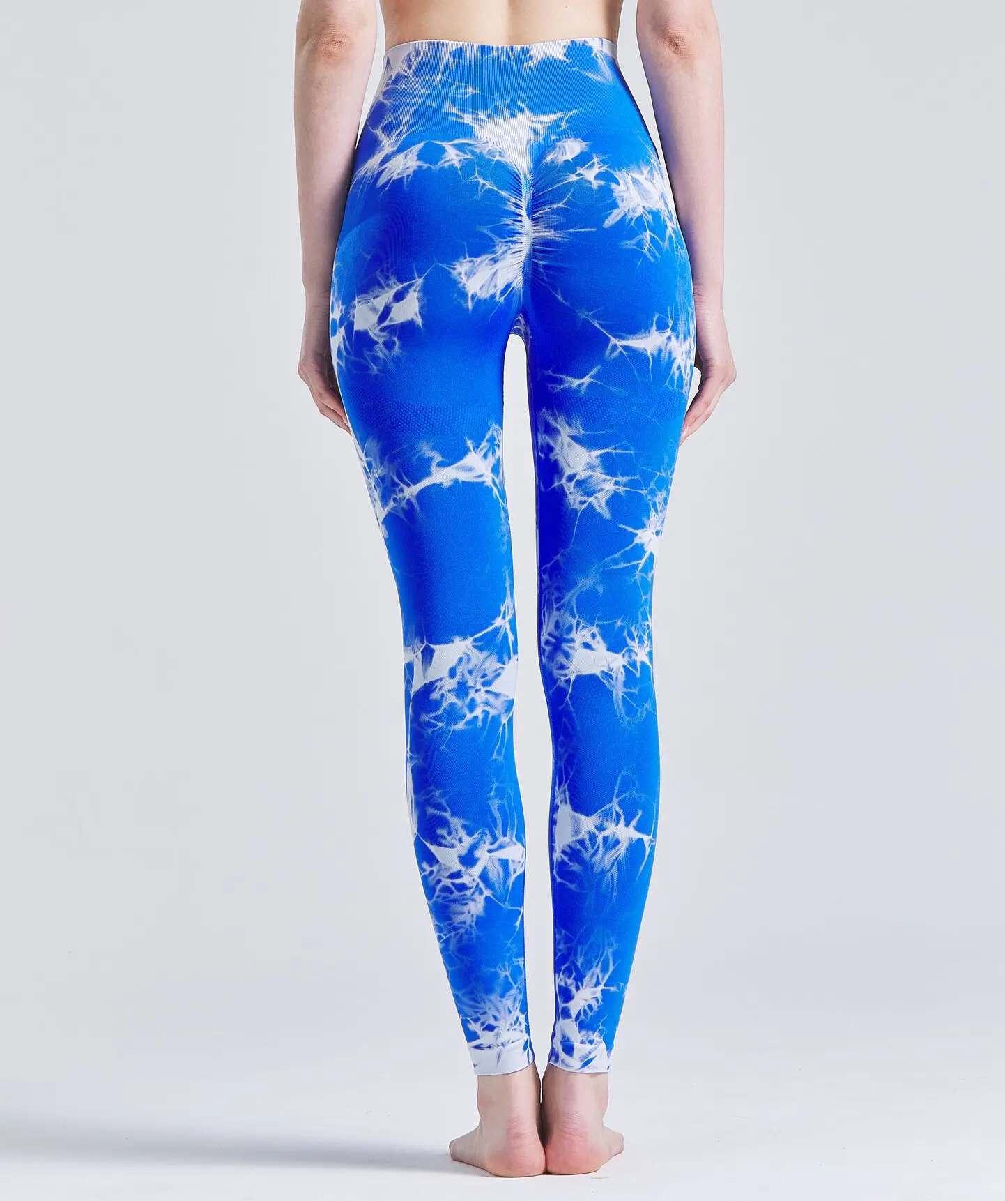Frauen Tiedye Gym Leggings Nahtlose Mujer Push-Up Booty Hosen Scrunch Sport Fitness Hohe Taille Workout Yoga Leggins Drop Schiff – Detail 17