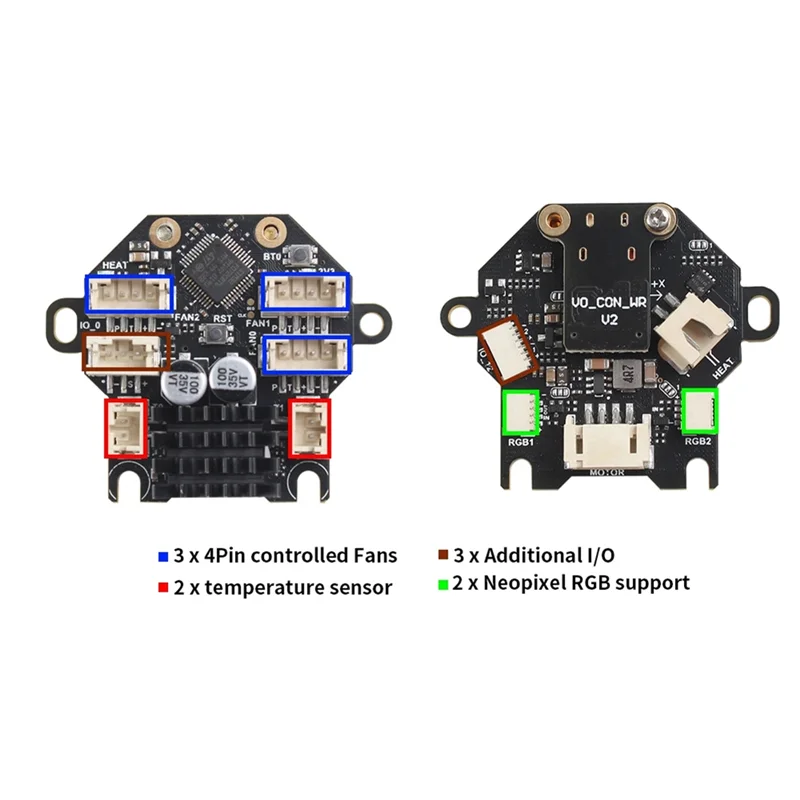 M36 허브 보드 TMC2209 및 ADXL345 마더보드 PCB + Nema14 36 스테퍼 모터용 전자 부품