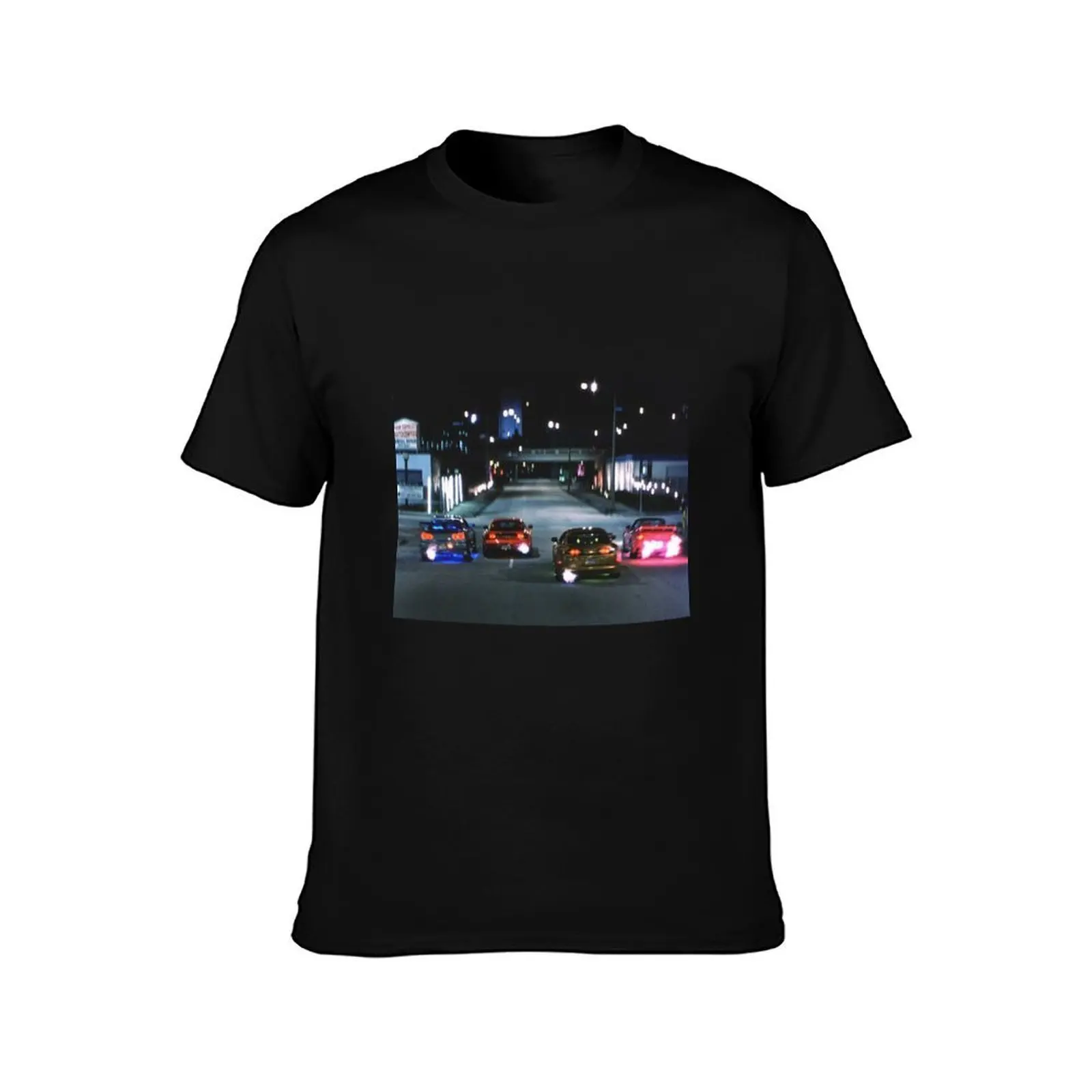 Fast & Furious T-Shirt, Summer Casual Cotton Tee, Oversized Streetwear Tops, Vintage Graphic Print, Loose Fit Short Sleeve - view 2