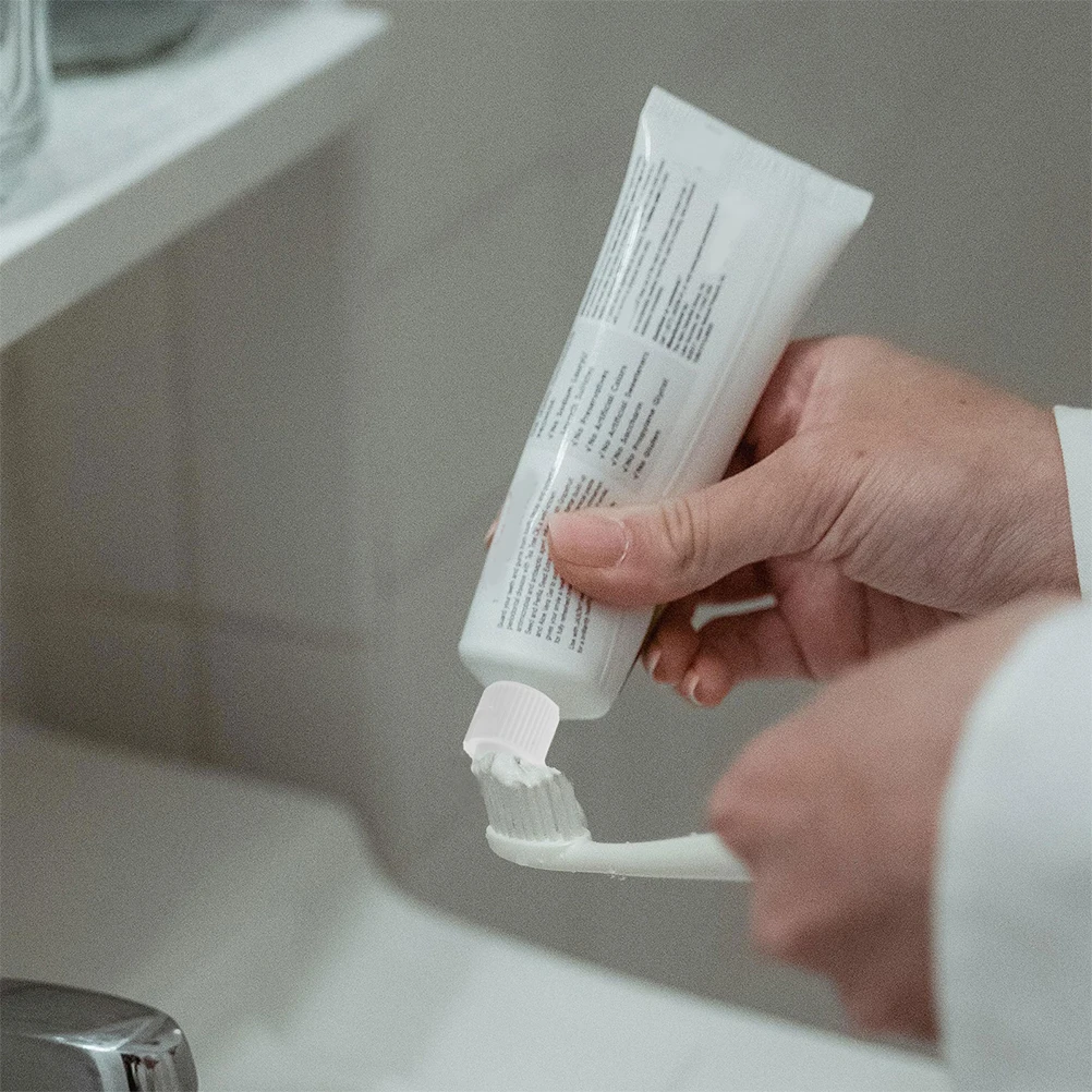 

50Pcs TightSeal Toothpaste Flip Cap Travel Lid Squeezer Dispenser Plastic Caps For Squeeze Tubes