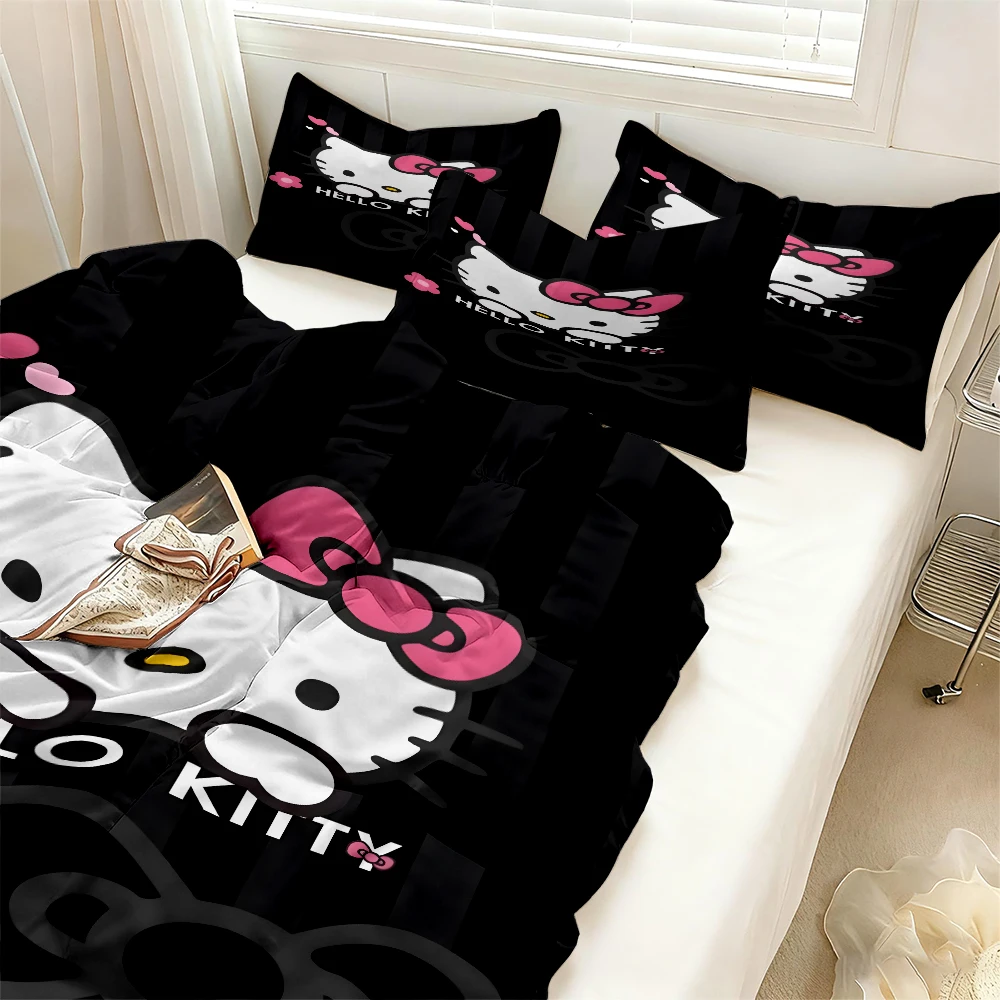 

Sanrio Hello Kitty Minimalist Quilt Cover is a comfortable and lightweight quilt cover suitable for all skin types.