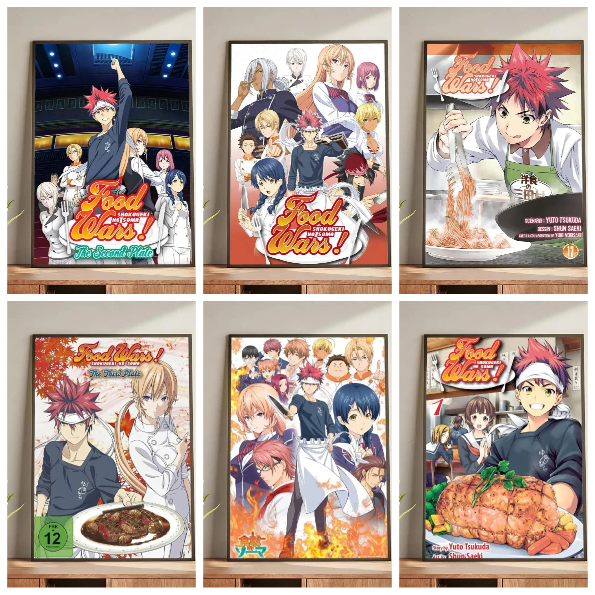 

Пазл для взрослых, 1000 деталей, аниме-тематика: Food Wars The Third Plate, бумажный пазл, декоративная картина, упражнение для развития мышления