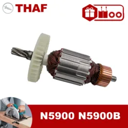 AC 220V 240V N5900 N5900B Armature Rotor For MAKITA Circular Saw Spare Parts Power Saw 518717-6