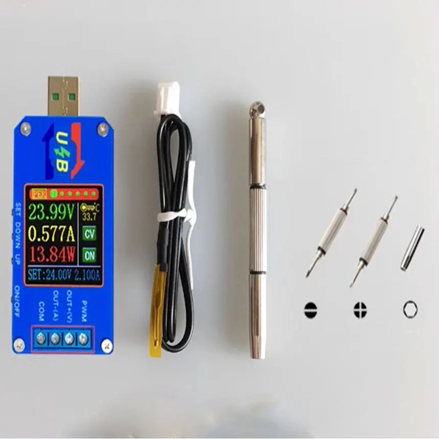 CNC USB Lift Voltage Power Supply Constant Voltage Constant Current 5v to 12v Voltmeter Ammeter Coulomb Meter PWM Generator