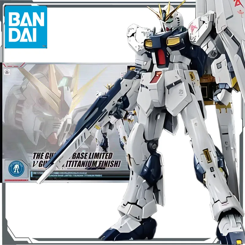 Bandai Originele MODEL KIT GUNDAM RG RX-93 dzi CLEAR COLOR LIMITED PAKKET & DE GUNDAM BASE LIMITED 1/144 Speelgoed Model Cadeaus voor jongens