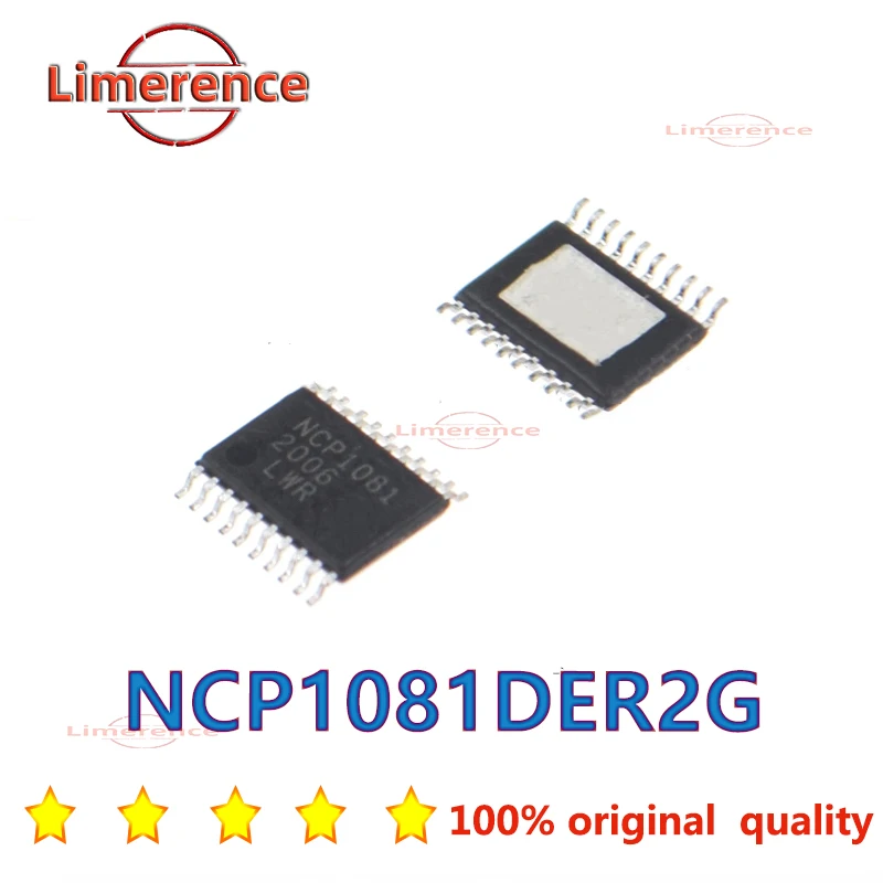 (5piece) 100% Good NCP1081DER2G NCP1081DER NCP1081D NCP1081 TSSOP-20 Chipset