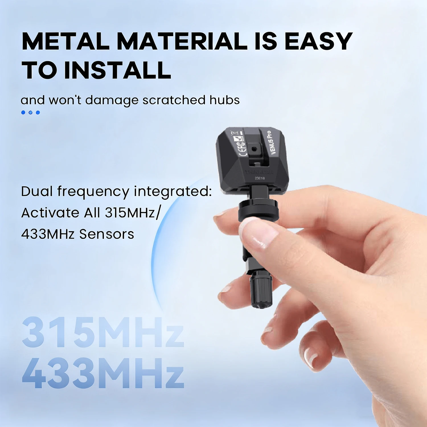 THINKCAR VEN5PRO 2 in 1 RF-SENSOR 315MHz & 433MHz TPMS Sensor Tire Repair Tools Scanner Tire Pressure Sensors Tester Programming