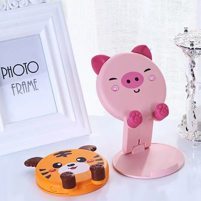 Universal Phone Holder Kawaii Desktop Cell Phone Tablet Stand Holder Adjustable Phone Stand Korean Stationery Desk Organizer