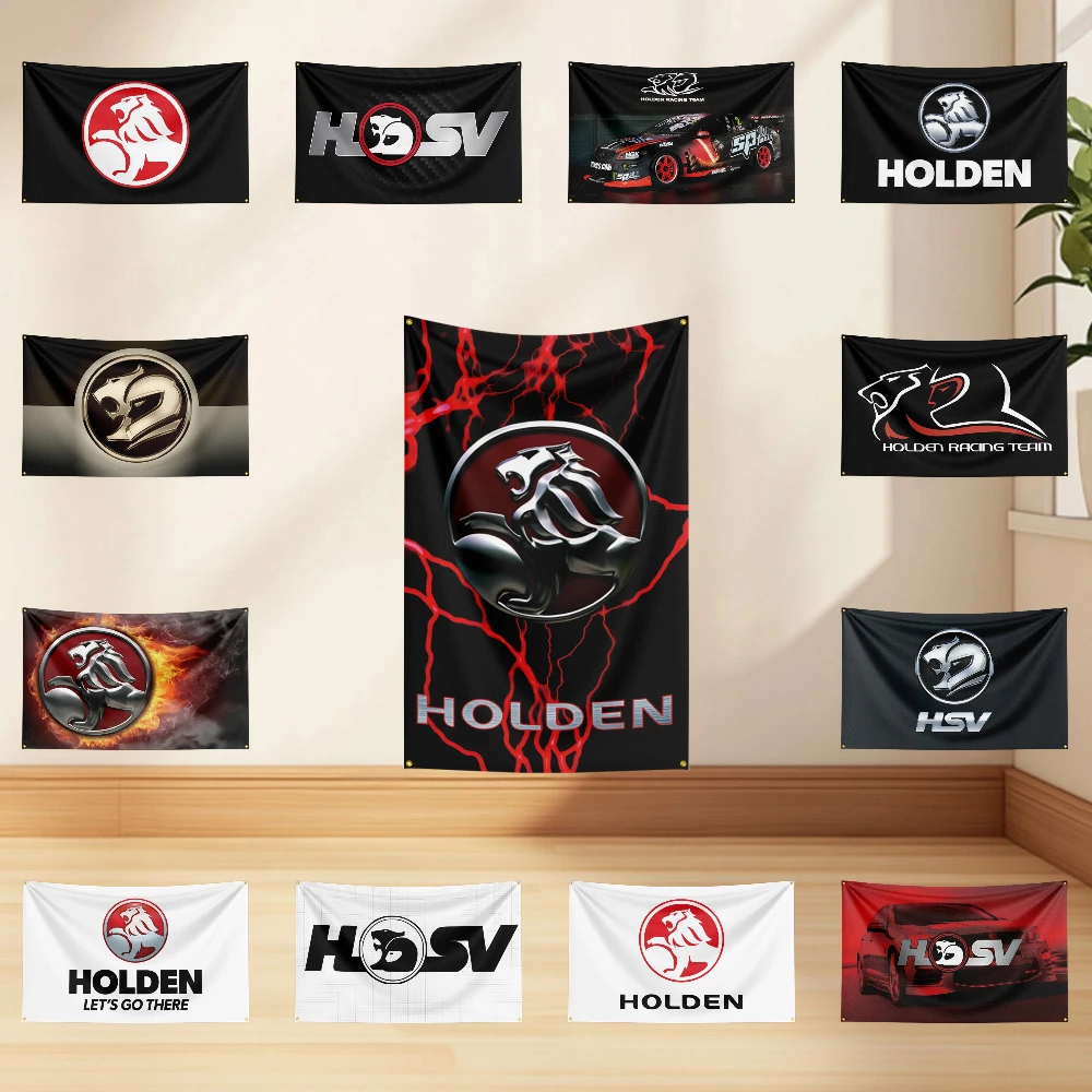 

3x5ft H-Holden HSV Flag Professional Car Motorcycle Flag Polyester Digital Printing Cars Flagge Banner For Decoration Garage