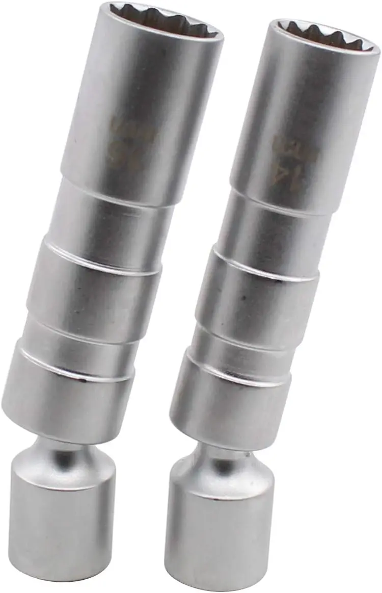 

Swivel Spark Plug Socket Removal Tool 14MM and 16MM for /8 Inch Drive Thin Wall 12-Point Joint Wrench Set of 2