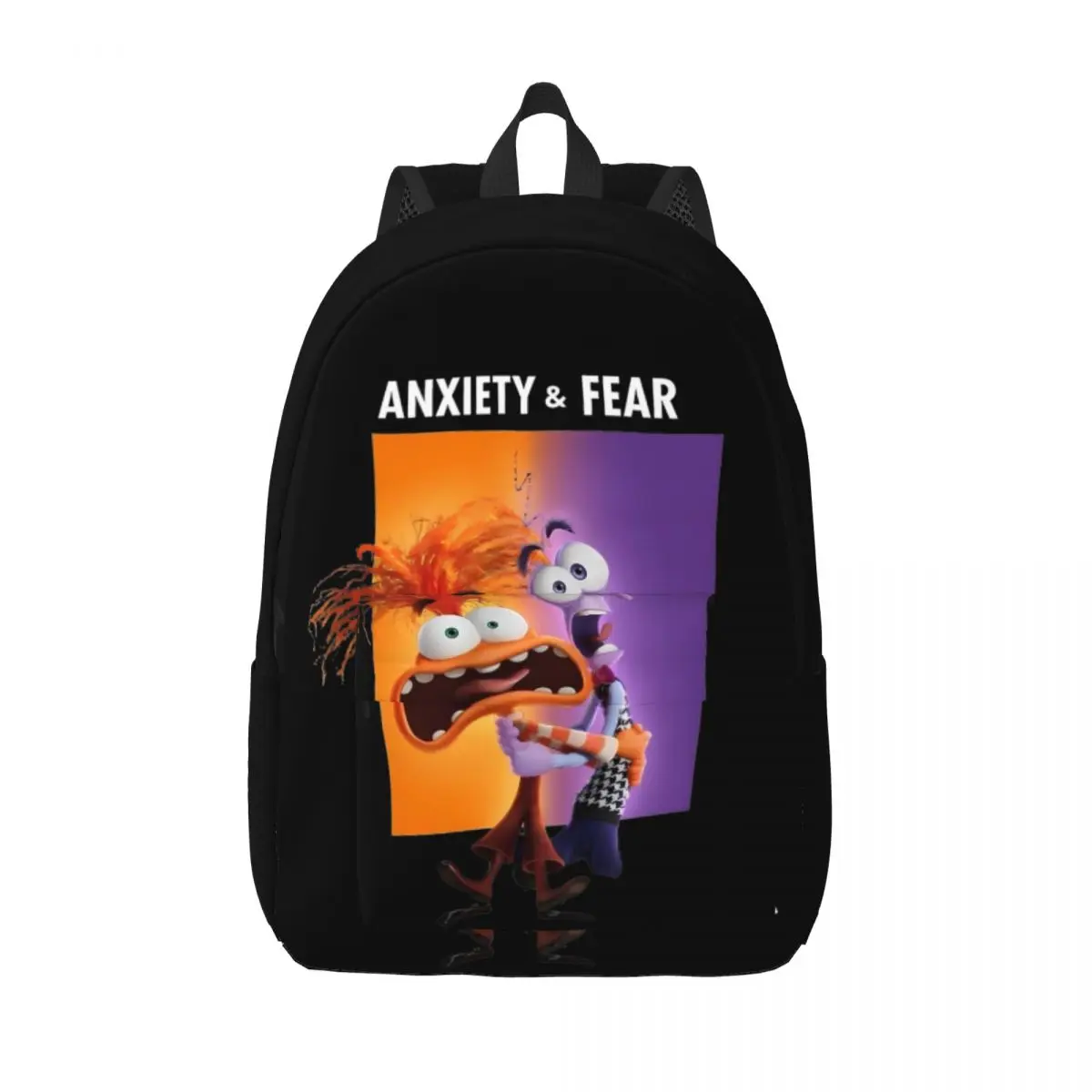 

Inside Out 2 Cartoon Backpack Elementary High College School Student Anxiety Meme Bookbag Teens Daypack Outdoor