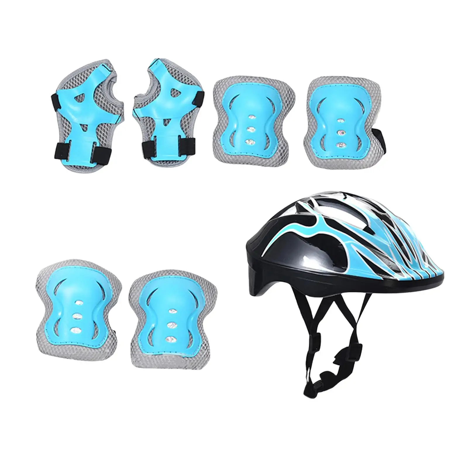 

Kids Bike Helmet Set Roller Skating Helmet for Riding Scooter Outdoor Sports