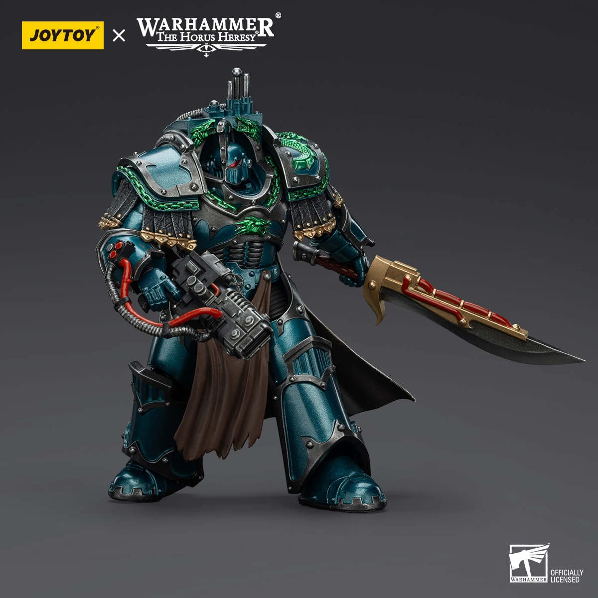 

【Pre-sale】JOYTOY Warhammer 40K Alpha Legion Legion Praetor in Cataphractii Terminator Armour Model 1/18 Action Figure
