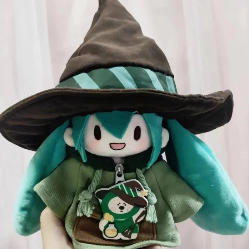 Hatsune Miku Anime Figure Snow Fufu/ Green Fufu15/20cm Green Magic Robe 15/20cm Interchangeable Suit Baby Clothes Plush Toy Gift