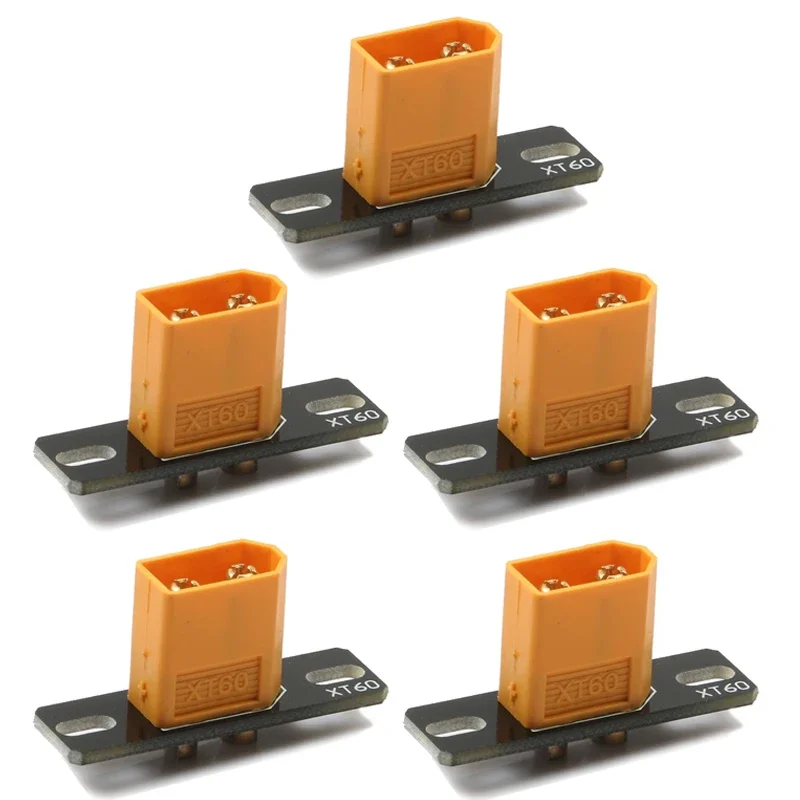 5PCS XT30 XT60 XT90 PCB Welding Board Soldered Plate Plug Fixed Seat Connector Mounting Holder for RC Multicopter Racing Drone