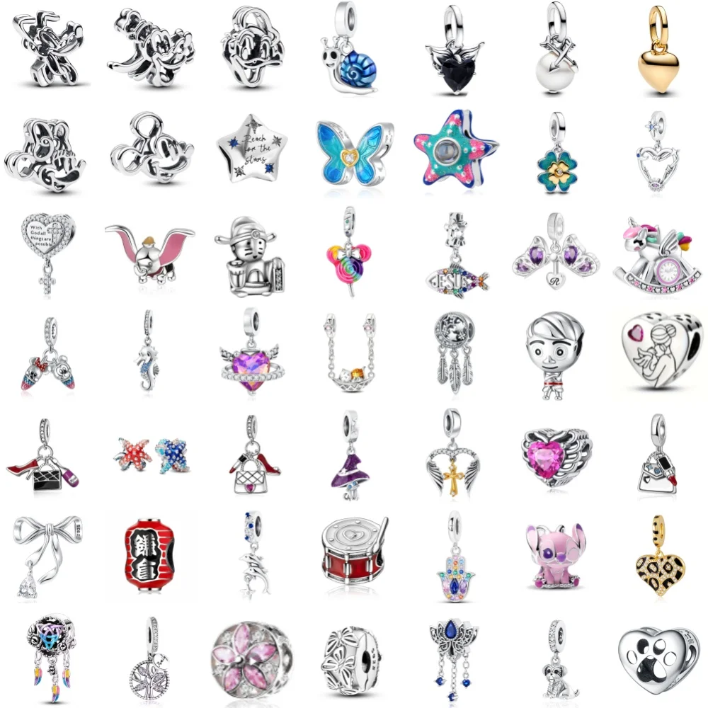 

Новый 925 серебряный кулон Lucky Grass, улитка, бабочка, кит, Ловец снов, подходит для оригинального европейского браслета, женские очаровательные ювелирные изделия своими руками