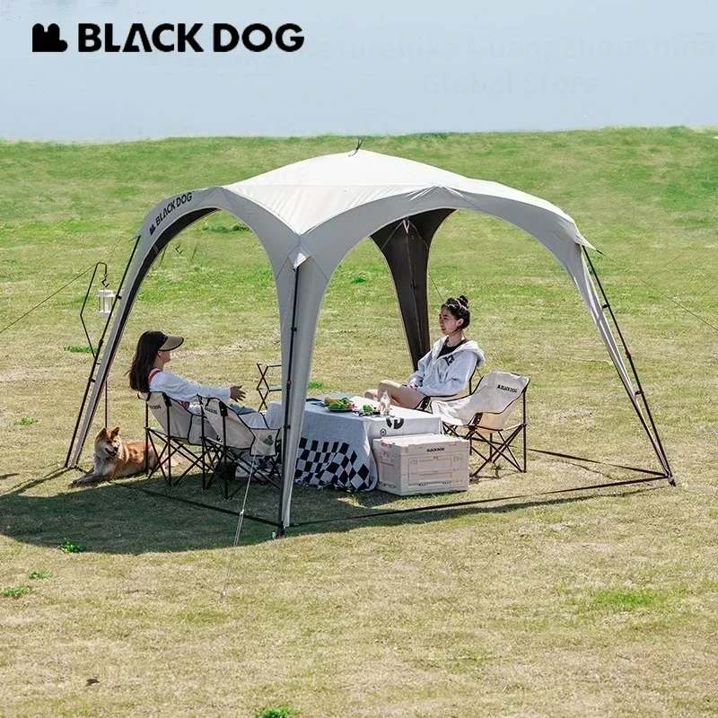 بلاك دوج خيمة طلاء التخييم في الهواء الطلق المظلة توسيع قماش القنب الأسود السفر الأسرة التلقائي الذاتي دعم سريعة مفتوحة قبة المأوى