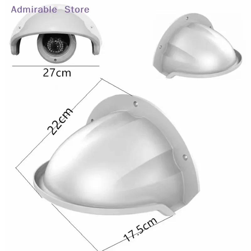 [W]Rain Sun Shield Weather Cover Anti Glare Side Bracket CCTV Turret Dome Cameras