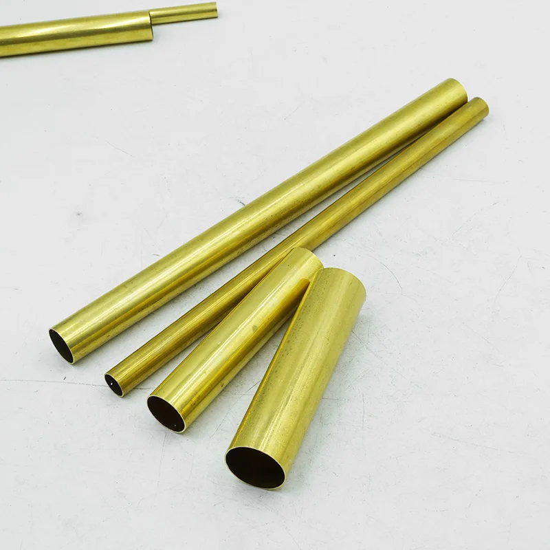 Brass Tube Round Alloy Pipe Straight OD 2 3 4 5 6 7 8 9 10 11 12 13 14 15 16 17 18 20 21 22 23 24 25mm Length 100 300 500mm