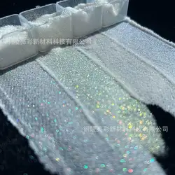 0.1MM White Opal Glitter White Ultra Fine Opal Glitter 10g/50g/bag Pixie Dust / White Iridescent Opalescent Ultra Fine Glitter