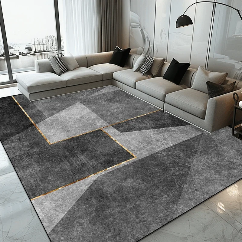 

Geometric Carpets for Home Living Room Rugs for Bedroom Decoration Soft Nordic Luxury LIVE ROOM Area Rug Floor Mats Non-slip