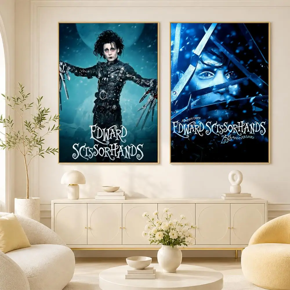 Edward Scissorhands Poster Room Home Decoration Interior Wall Art Printing Garage Posters Gift