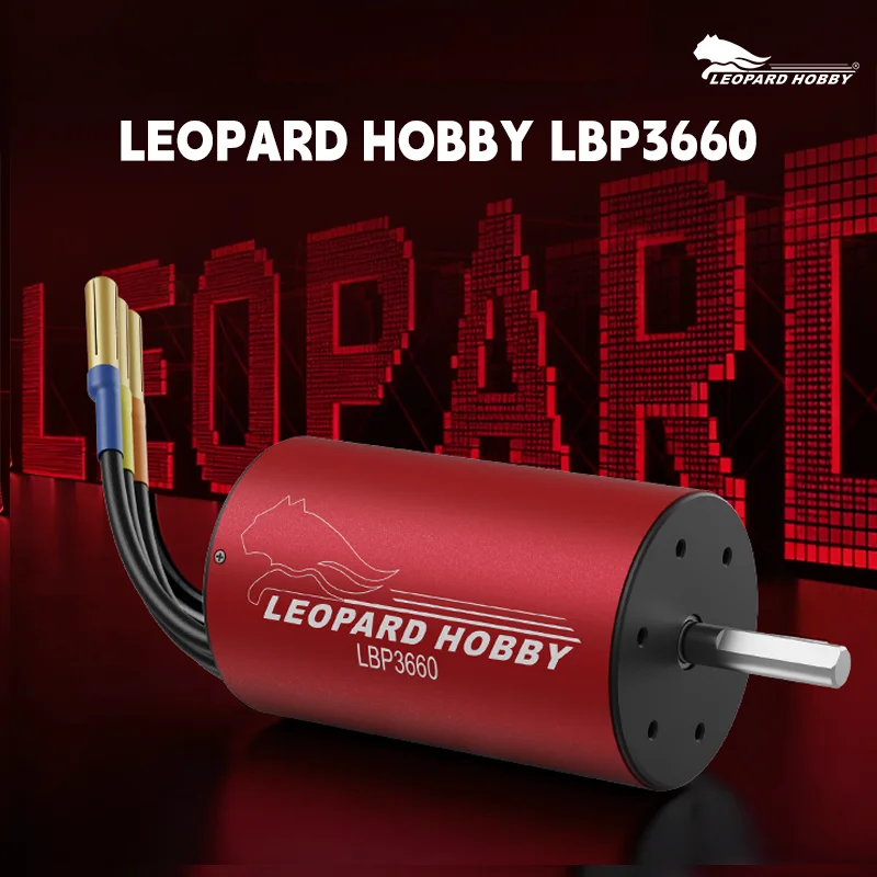 Leopard Hobby 3660 Waterproof Brushless Motor 4650KV 3800KV 3180KV 2700KV Options 1:10 Scale Car Crawler Buggy Racing Upgrade RC