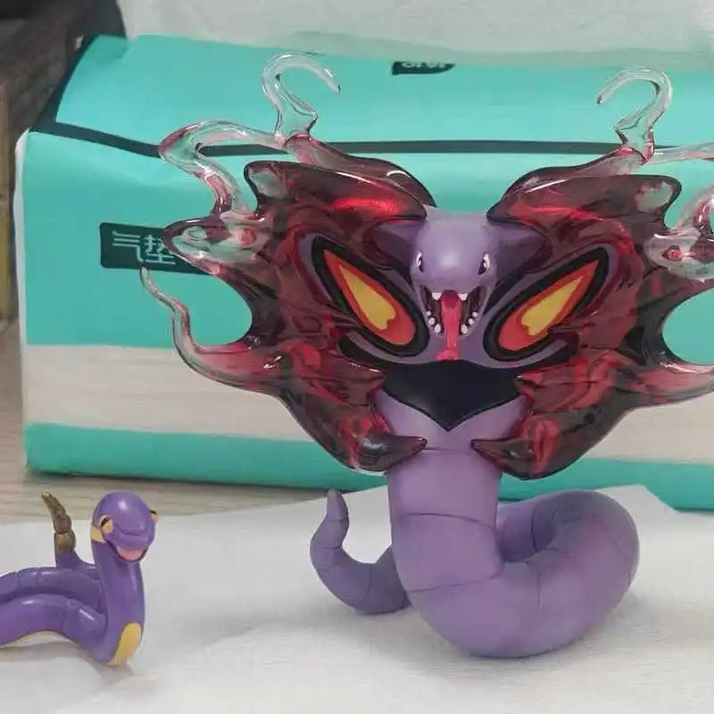 Anime Pokemon Ekans Arbok Action Figures 1/20 Statue Ornament Toy Collectible Pvc Model Desktop Decor Figurine Adult Kid Gift