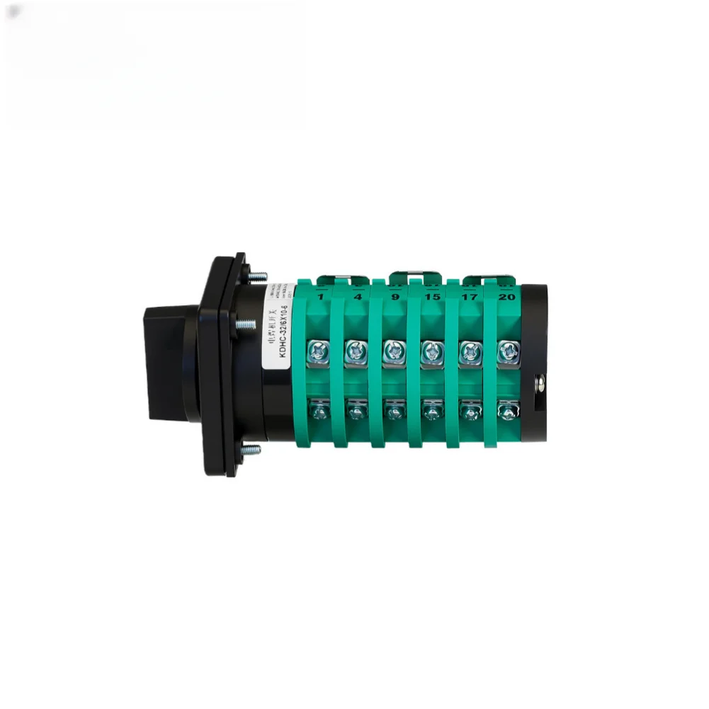 KDHC 32/6X10 6 32A Changeover Switch with Silver Alloy Contacts Low Resistivity for AC240V/440V Welding Machines