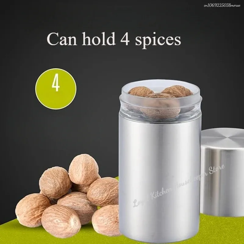 Nutmeg Mill Grater Metal Grinding Nut and Hard Spice Hand Operated Manual Grinding Machine Crushers Kitchen Tool Accessories view 4
