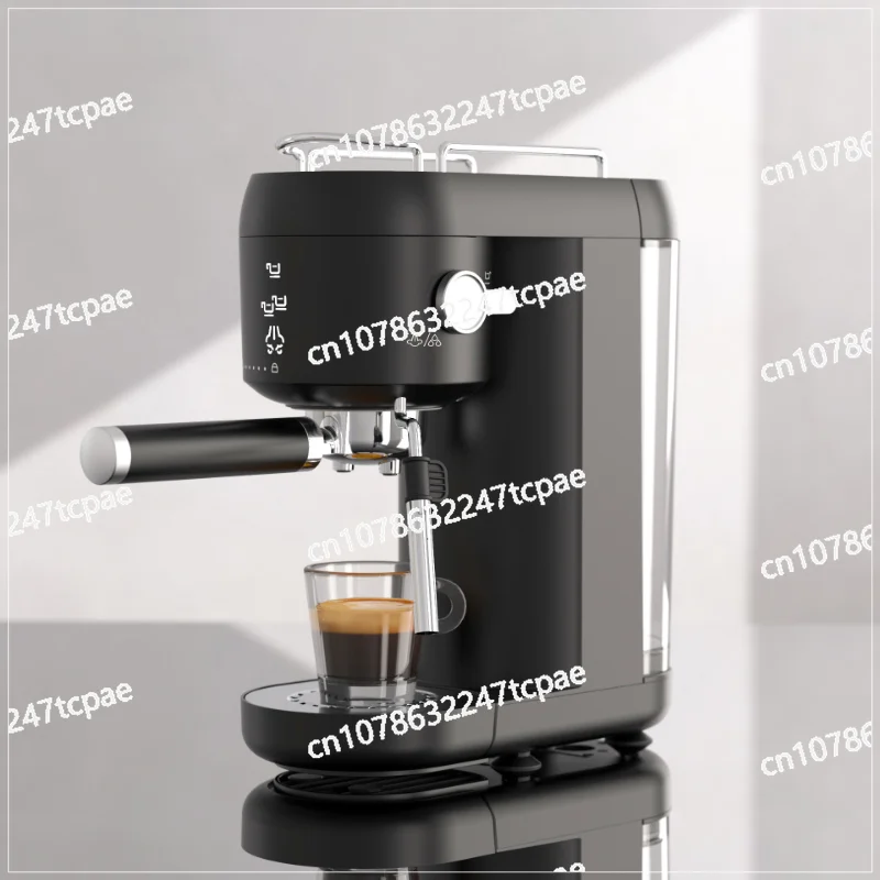 Italian coffee machine household small Italian semi-automatic coffee machine concentrated automaticmilk foamUS standard 110V220V