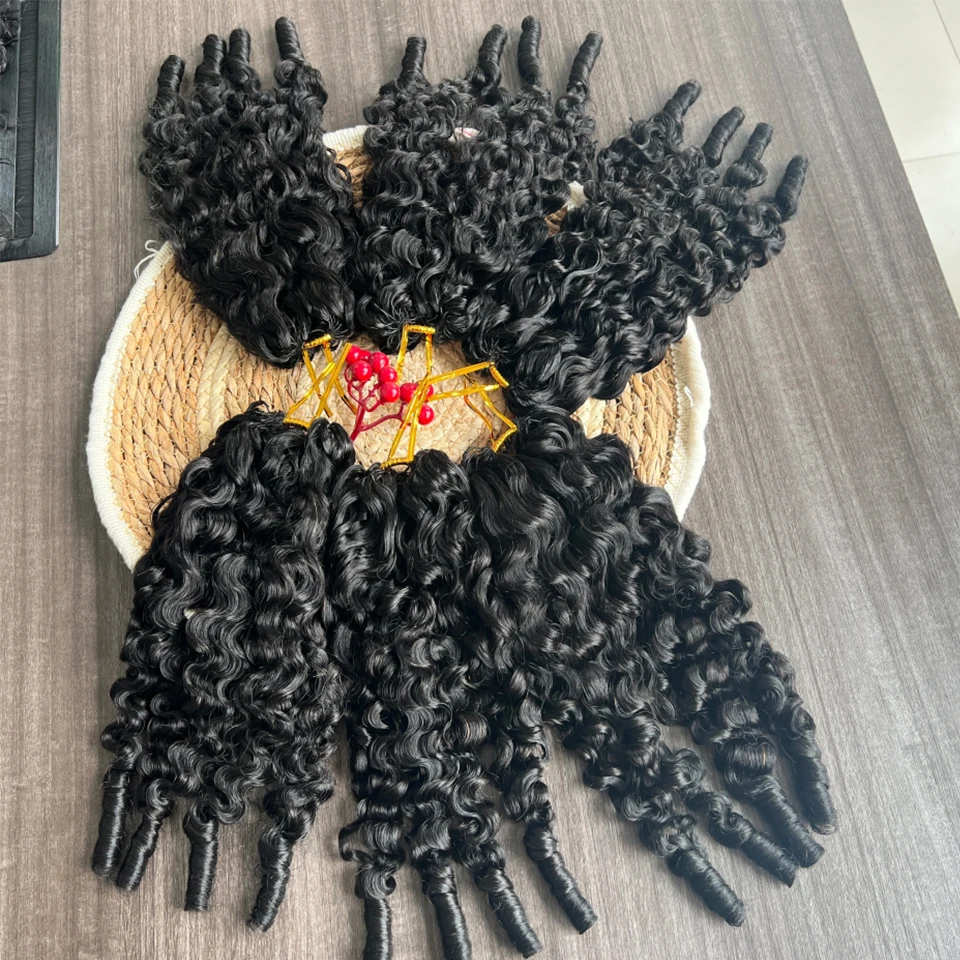 Human Hair Pre-Separated Feather Crochet Burmese Curly Human Hair Extensions Invisible Miracle Knots Crochet Burmese Curly Human Hair Lightweight Reusable Remy Virgin Human Hair Extensions Deals For Women Daily Use Birthday Holiday Gift Kpop Popular