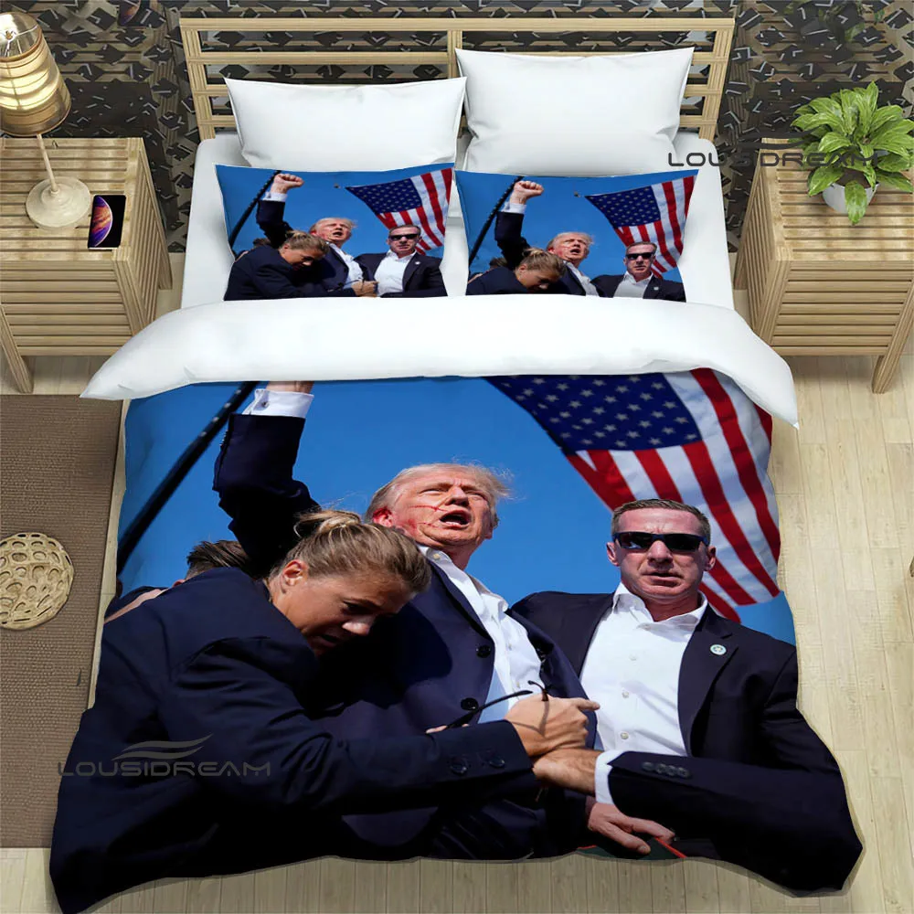 3D Donald Trump printed Bedding Sets exquisite bed supplies set duvet cover bed comforter set bedding set luxury birthday gift