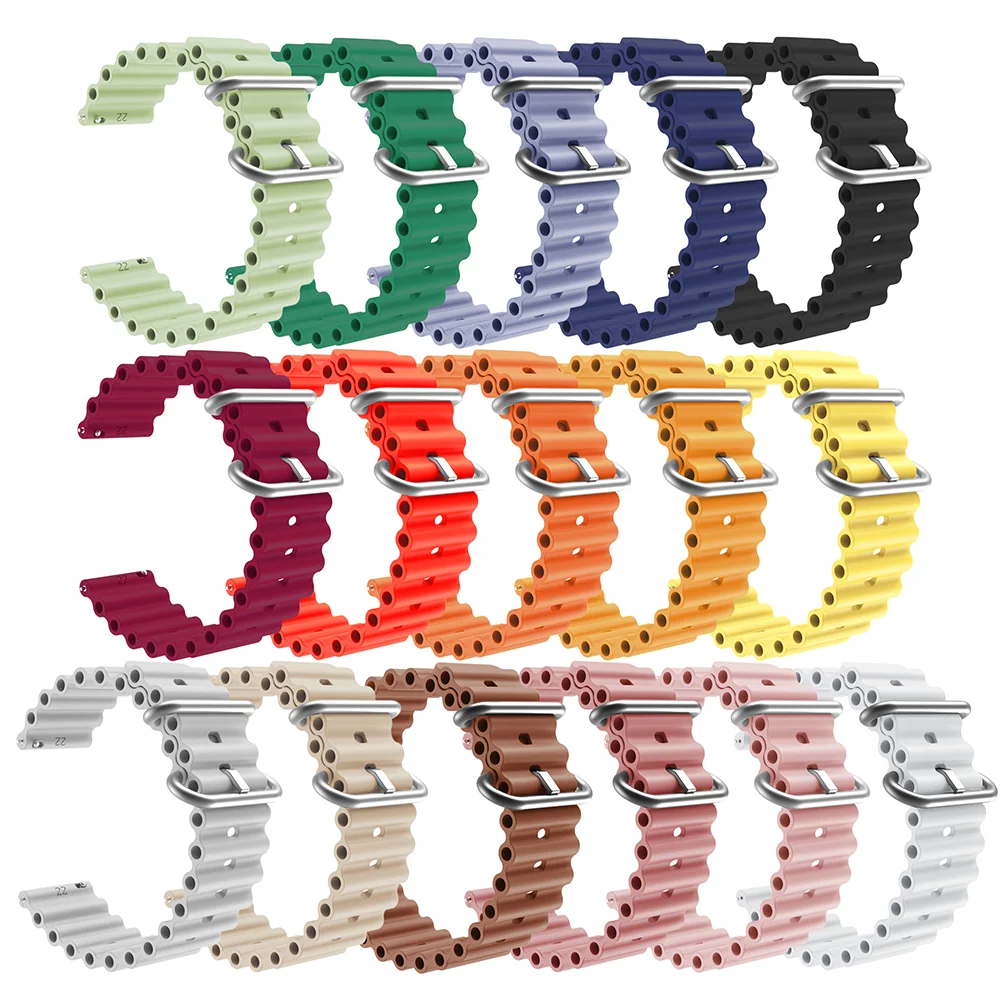 22mm 20mm Watch Bands For Xiaomi Redmi Watch 5 Active Strap Replacement Strap For Redmi Watch 5 Lite ocean Watchbands Bracelet