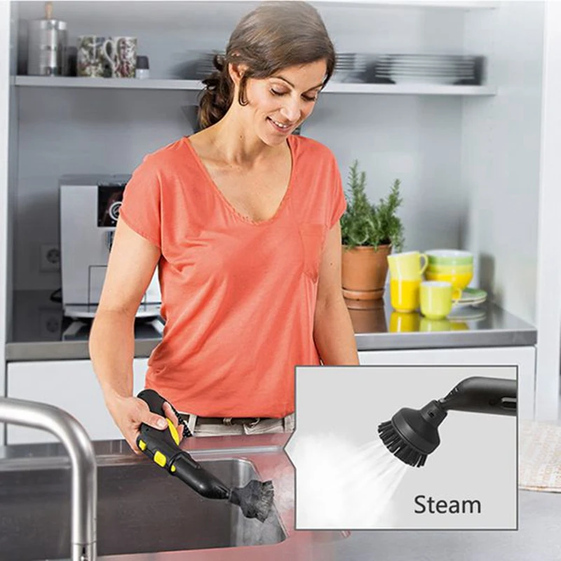 丸型スチームノズルブラシ,銅エクステンションノズル,ケルヒャーscシリーズ,sc2,sc3,sc4,sc5,アクセサリー