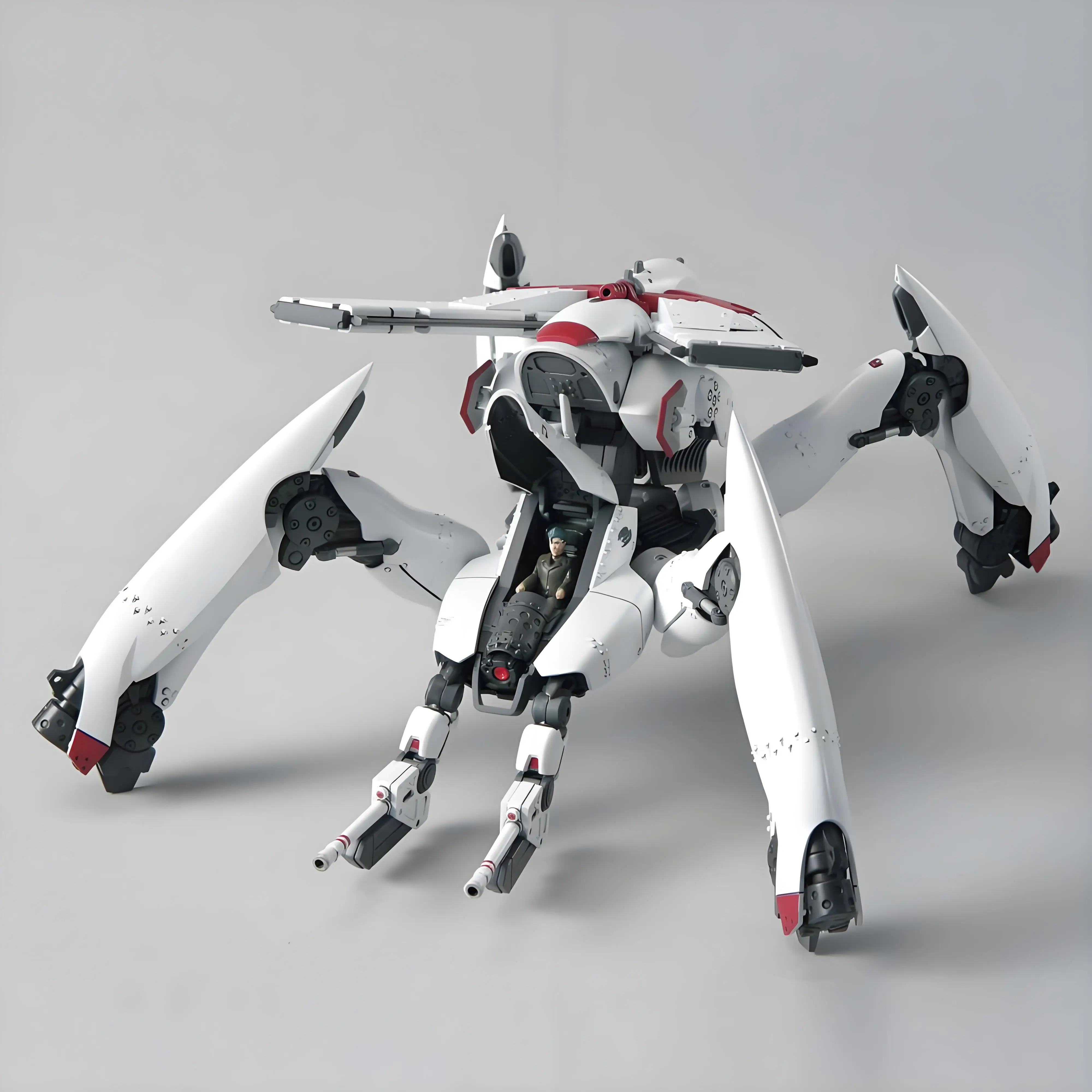 BANDAI SPIRITS Original Modellbausatz High GradeREGINLEIF SHIN USE RAIDEN THEO USE Anime Actionfigur Montagemodell Spielzeug für Jungen