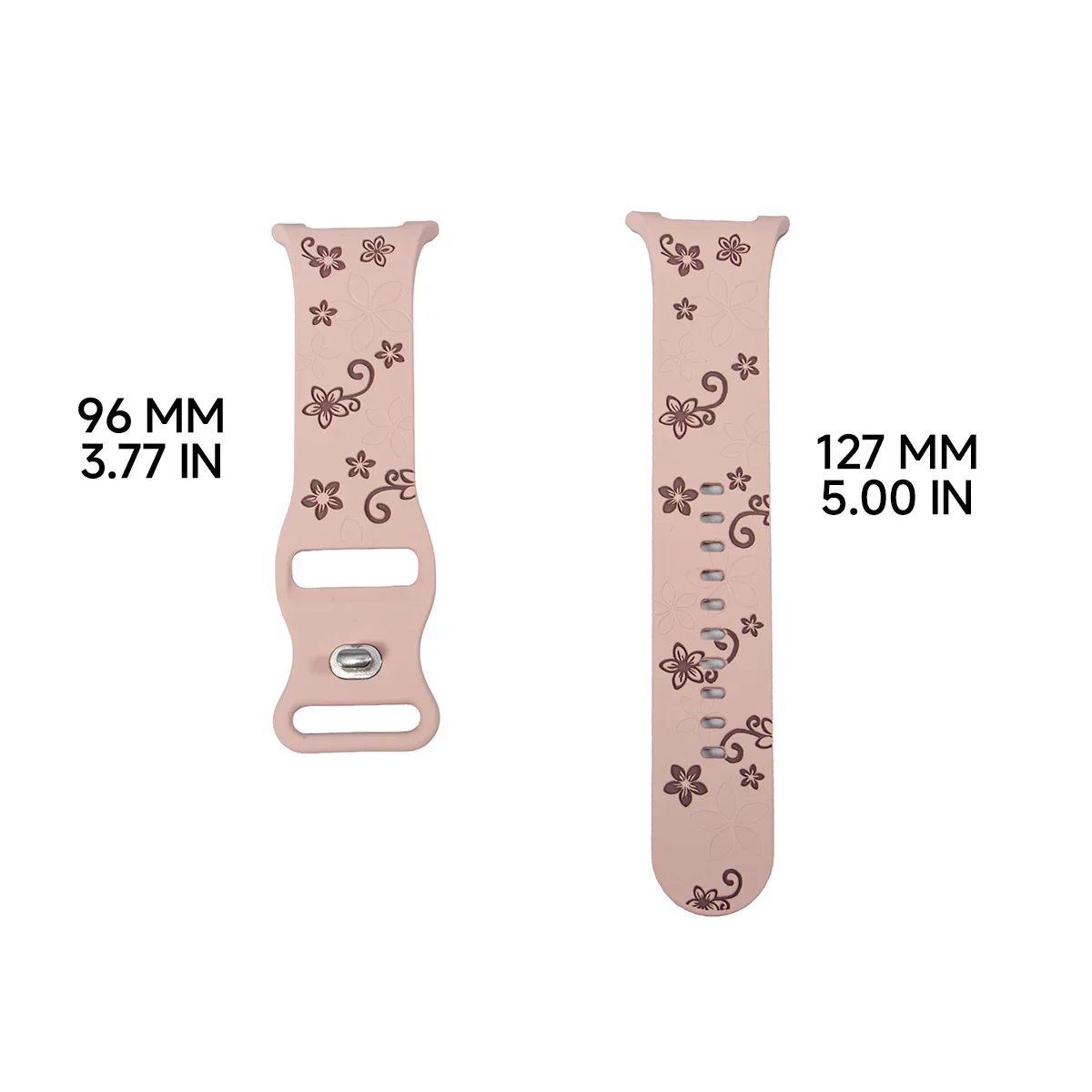 Bedrucktes Design-Armband für Samsung Galaxy Watch8 9 40 44mm Silikonband mit Gravur für Galaxy 8Classic 46 Blumenmuster-Armband – Detail 13