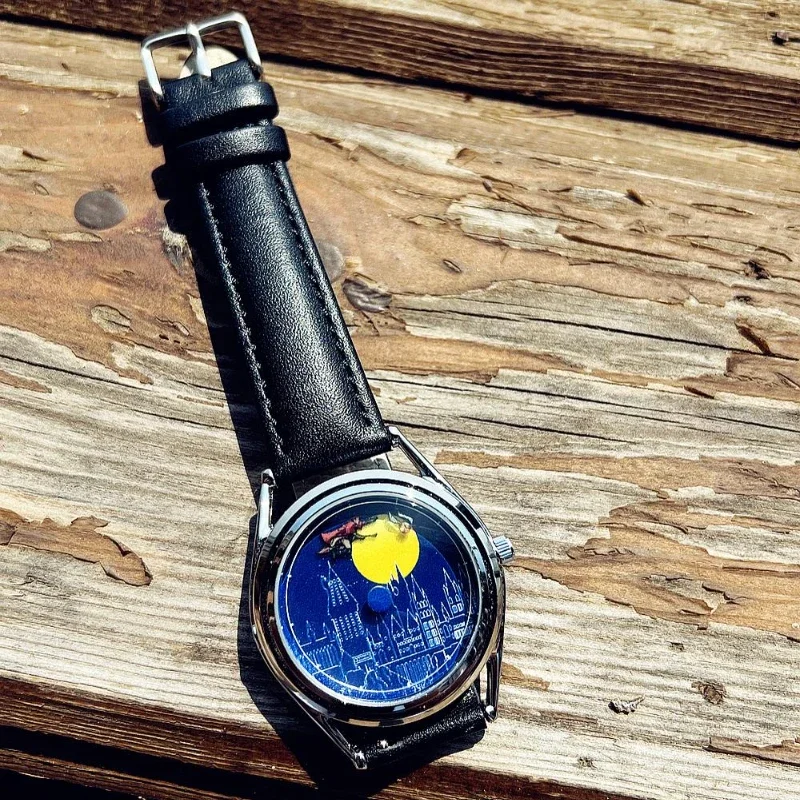 신상 애니메이션 스타일 럭셔리 핸섬 남성 시계, 학생 클래식 트렌드, 심플 방수 자동 쿼츠 여성 시계