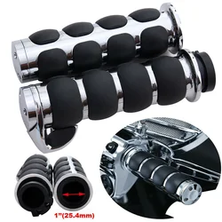 For Harley Davidson Touring Sportster XL883 XL1200 Road King Electra Glide Softail Dyna 1'' 25mm Motorcycle Handlebar Hand Grips