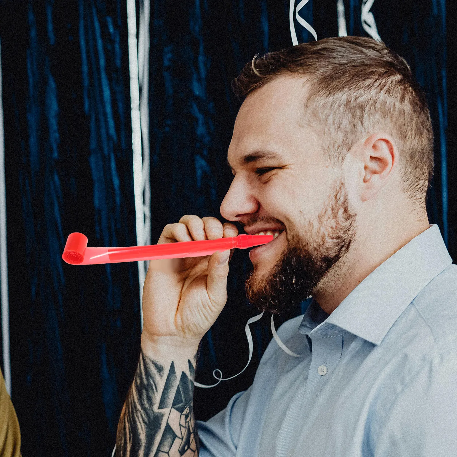 

4Pcs Children Whistle Party Horns Extended Loud Crisp Sound Blowouts Noisemakers Birthday New Year Sports Outdoor Celebration
