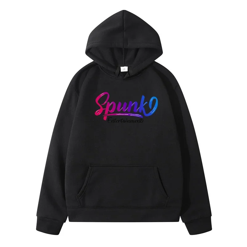 SPUNK Individual Printed Hoodie Men's Fashion Warm Sweatshirt Hoodie Casual Street Wear Spring and Autumn New Hoodie