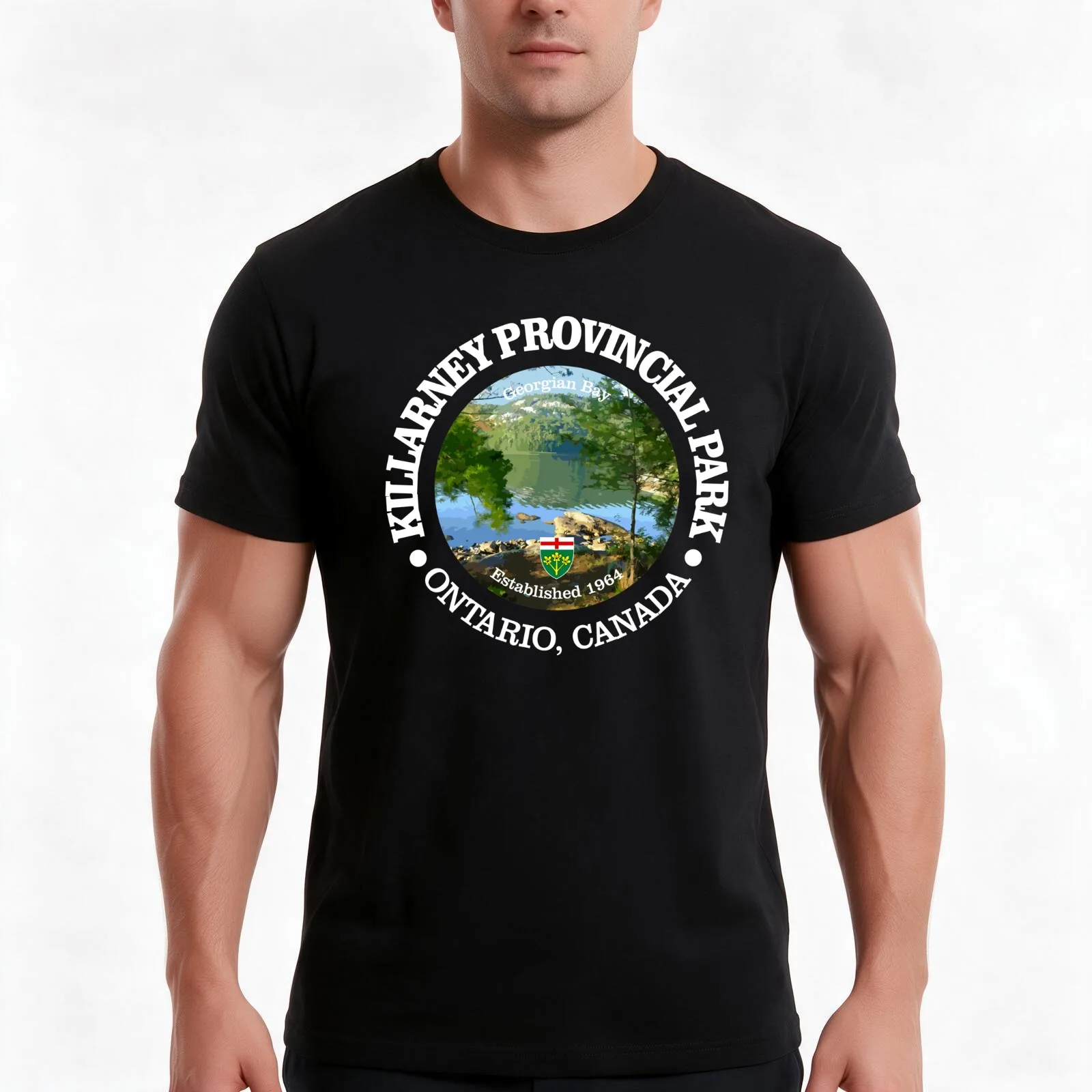 Killarney Provincial Park (SP) T-Shirt Summer Casual Cotton Tee Oversized Streetwear Tops Vintage Graphic Print 100% Cotton