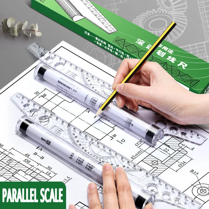 Regla de gran escala de diseño de ingeniería arquitectónica multifuncional, 30cm, 1 a 100