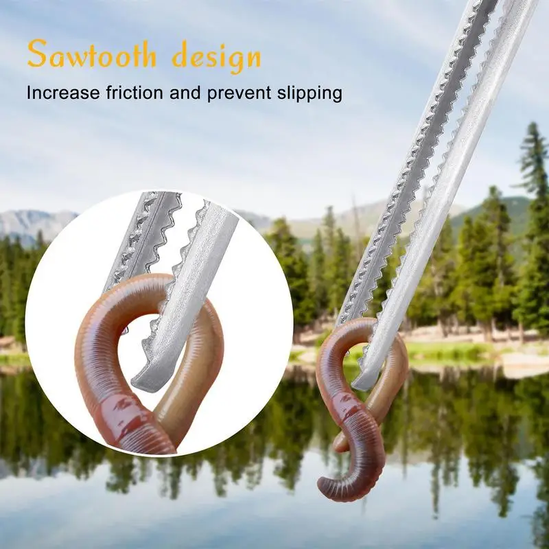 Reptile Feeding Tongs 15 Inches Extra Long Large Tweezers Aquascaping Tools For Hold Worm Snake Tank Accessories Anti-Skid