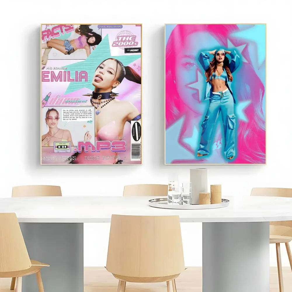 popular singer E-Emilia Mernes Poster Wall Art Print Decorative Mural Home Decor Gift Unframed