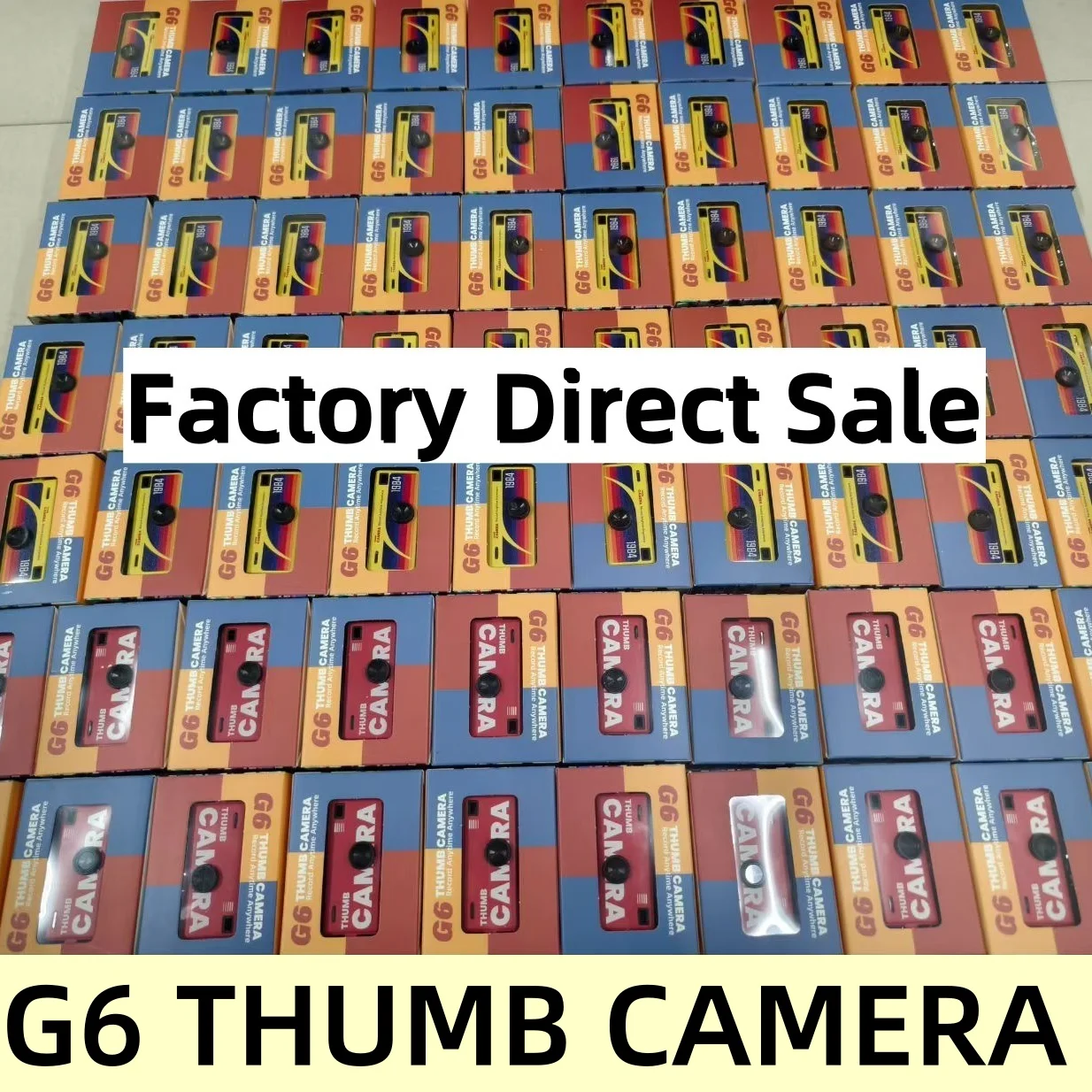 G6 Mini Thumb Camera, Cross-Border Pocket Camcorder for Students, Outdoor Sports Action Camera for Kids Portable Video and Photo