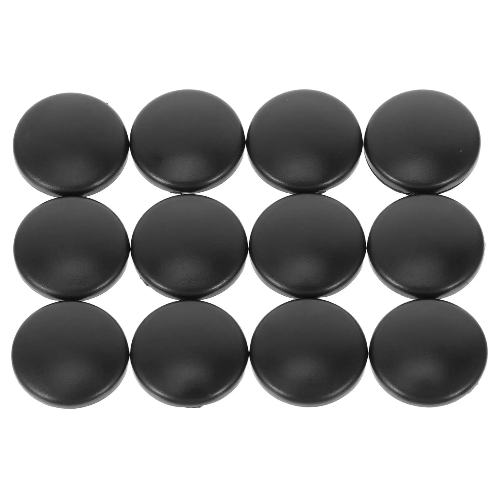 

12Pcs Car Door Screw Protector Caps Black Easy Install Adhesive Plastic Covers for Vehicle Bolt Protection Auto Modification