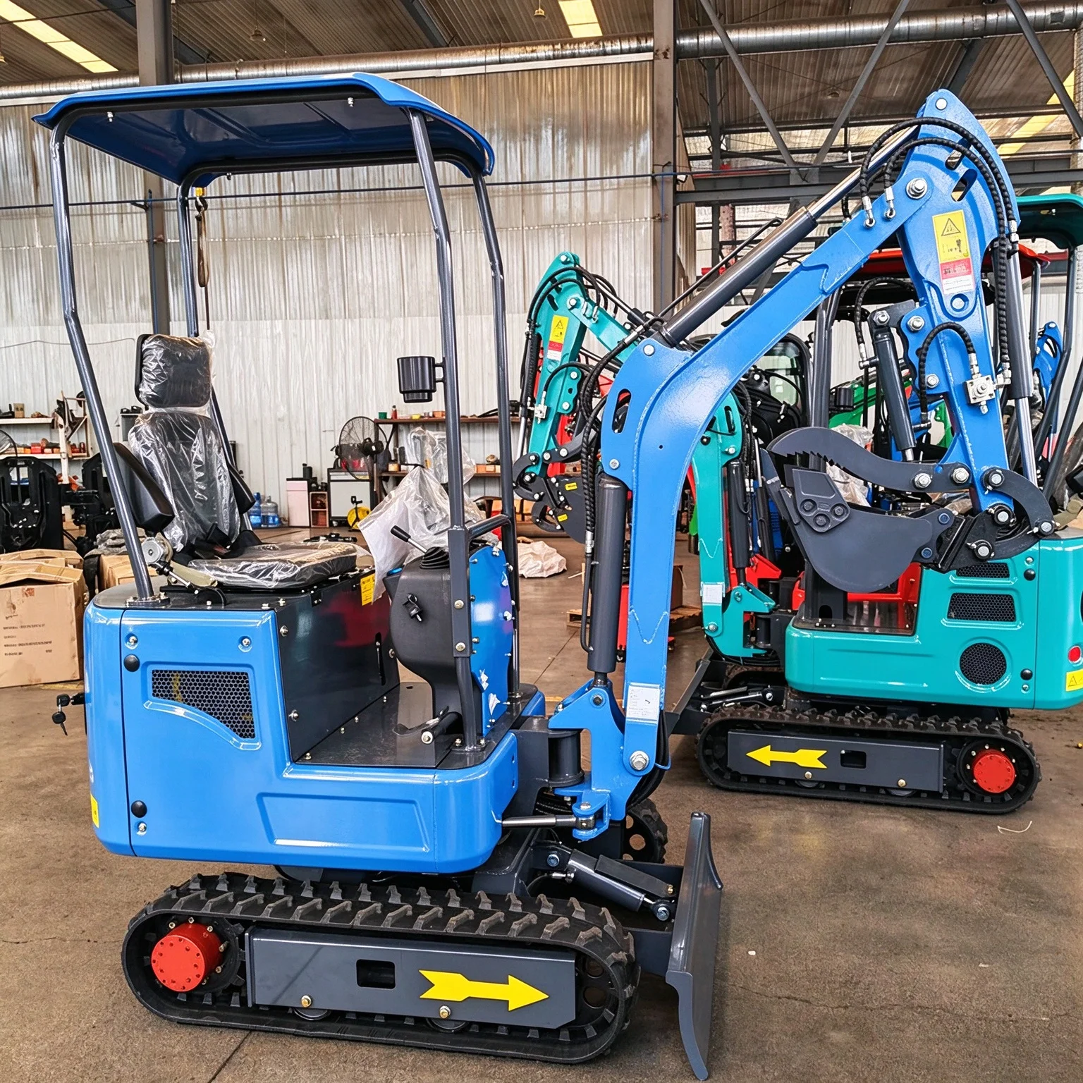Fast Delivery 1 Ton Mini Excavator Crawler Digger Diesel Engine CE EPA Euro 5 Customized for Garden and Farm Heavy Duty