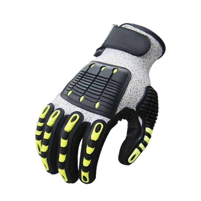 

Mechanical anti-cut wear-resistant shock-proof anti-collision gloves anti-tie and stab-proof oil mining site work